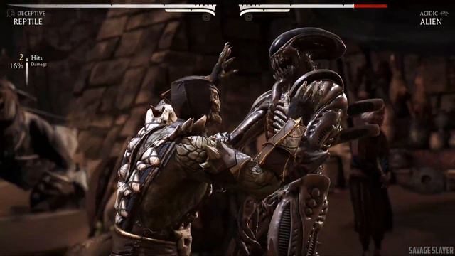 Mortal Kombat X - All X Ray Moves on Alien смотреть онлайн