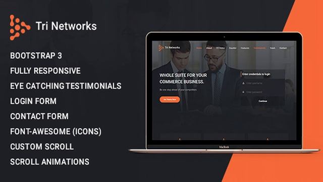 Tri Network - Multipurpose Bootstrap 3 Html Template | Themeforest Website Templates and Themes смотреть онлайн