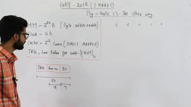 Gate 2015 pyq CAO | Consider a machine with a byte addressable main memory of 2^20 bytes смотреть онлайн