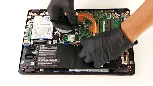 Acer Aspire 5 (A515-52G) - disassembly and upgrade options смотреть онлайн