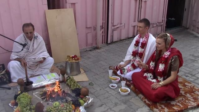 Виваха самскара и Виваха ягья, 21 сентября 2014 года. смотреть онлайн