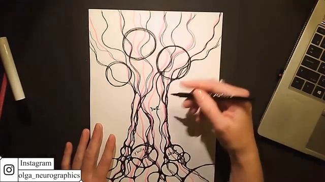 Мастер-класс по нейрографике. Техника «НейроДерево Моей Жизни» смотреть онлайн
