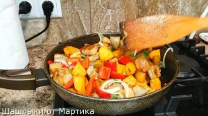 Баклажаны с Картошкой вкуснее Мяса? Шикарное Блюдо на Сковороде