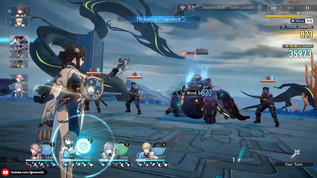 NEW Pure Fiction Stage 4 (3 Stars) | E6 Serval x E0 Blade & E6 Herta | Honkai: Star Rail 1.6 смотреть онлайн