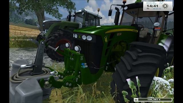 LS13 MOD Tips John Deere 8530 V 1.0 MR смотреть онлайн