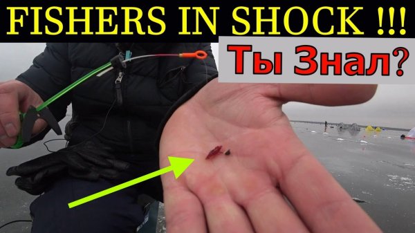 Это РЕАЛЬНО ЗАМЕНЯЕТ МОТЫЛЯ на 100_ . Насадка для зимней рыбалки. Щука утянула удочку