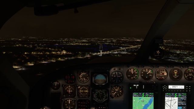 MSFS 2020 | VFR Nightime Touch and Go at KILG in the Cessna 414 смотреть онлайн