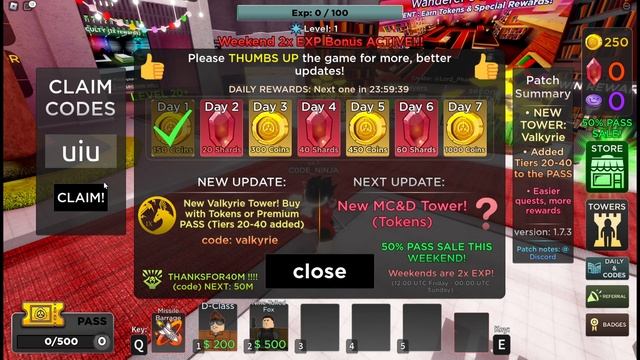 *NEW* ALL WORKING CODES FOR SCP Tower Defense IN MAY 2023! ROBLOX SCP Tower Defense CODES смотреть онлайн
