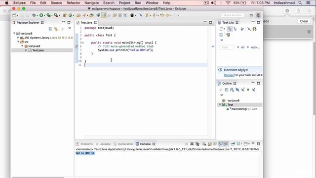 How to Download Java 9 and Eclipse on MAC OS смотреть онлайн