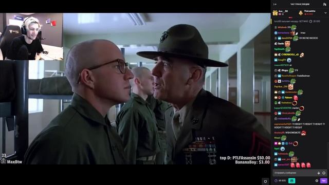 xQc reacts to Full Metal Jacket - Gunnery Sergeant Hartman (with chat) смотреть онлайн