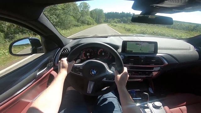 NEW BMW X4 2018 xDrive20d Model M Sport X POV test drive смотреть онлайн