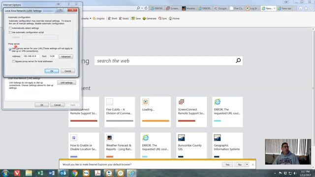 How to check your proxy settings in Internet Explorer смотреть онлайн