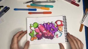 Обзор скетчбука / Граффити