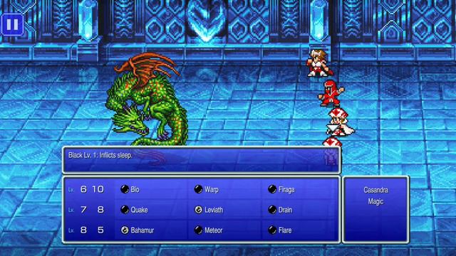 Final Fantasy 3 (Pixel Remaster) Green Dragon at Crystal Tower 6F смотреть онлайн