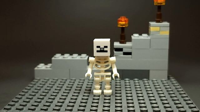 Голем Vs Скелет Мутант / Лего Майнкрафт