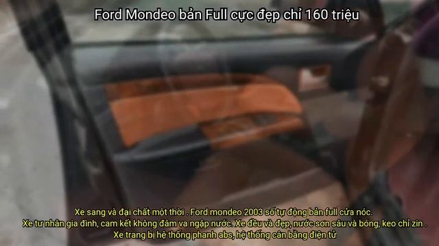 Ford Mondeo 2003 AT bản Full cực đẹp chỉ 160 triệu xe không nỗi nhỏ_0966668121 смотреть онлайн