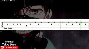 Tokyo Ghoul - Unravel (Acoustic) Guitar Tutorial
