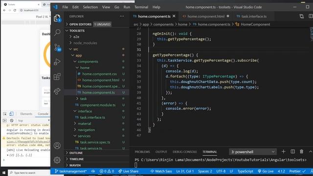 Angular & Spring Boot Task Mgt App (CRUD) - Part 13(Last) -Update ChartJSUsing API смотреть онлайн