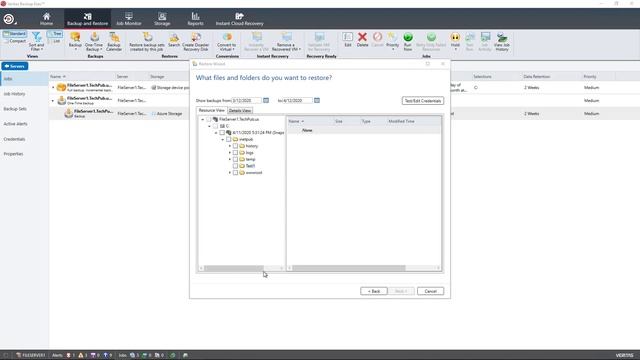 Backup Exec 21 Tutorial How to restore data from Azure cloud storage смотреть онлайн
