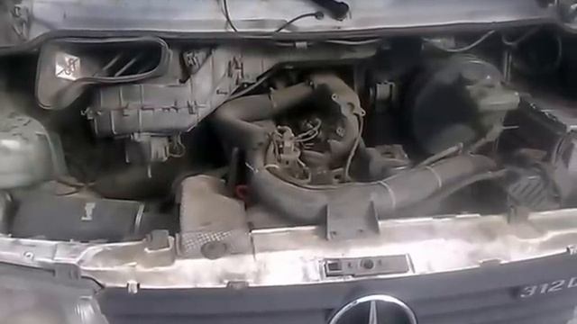 Mercedes Sprinter. 312 TDI 1996. Работа двигателя 2.9 TDI(OM602) смотреть онлайн