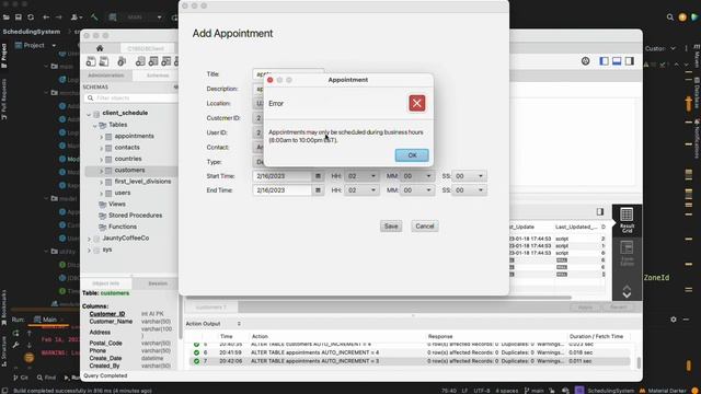 Scheduling System Walkthrough смотреть онлайн