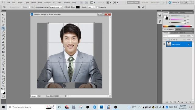 HOW TO MAKE PASSPORT SIZE PHOTO IN PHOTOSHOP CS5 EXTENDED | EASY STEP BY STEP GUIDE смотреть онлайн