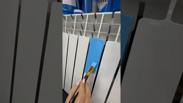 Колерованная краска радиаторная голубой цвет смотреть онлайн