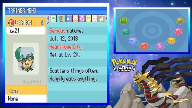 Pokemon Platinum - How to get Eevee & evolve it into Leafeon or Glaceon смотреть онлайн