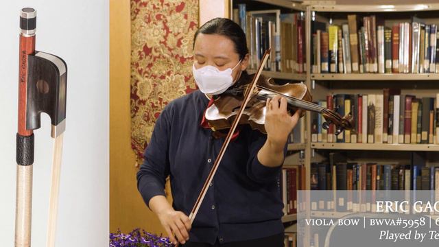 Eric Gagne viola bow / Teng Li, violist / at the Metzler Violin Shop смотреть онлайн