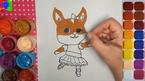 Кошечки- собачки Мия из мультика. Простые рисунки для детей.