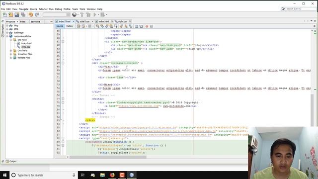 Collapsable Sidebar Dengan Bootstrap 4 (web responsive) смотреть онлайн