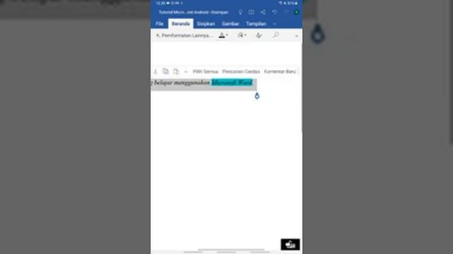 Microsoft Word Android - Part 1 (vertical video) смотреть онлайн