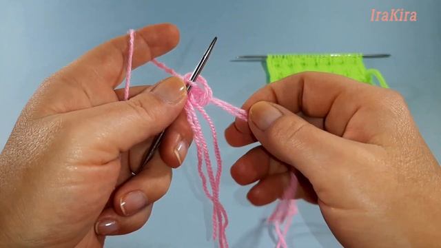 Набор петель объемная КОСИЧКА. Спицы. смотреть онлайн