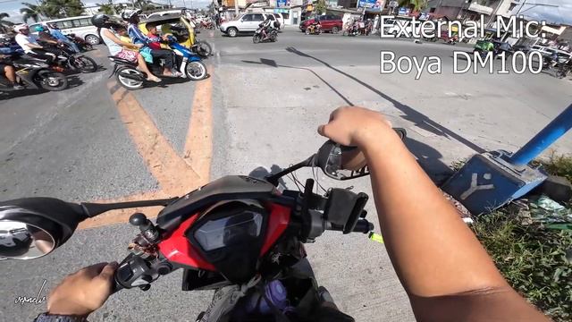 Testing External Mic sa Osmo Action 3 | Motovlogging Setup | Boya DM100 смотреть онлайн