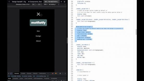 How I coded my website's Figma design