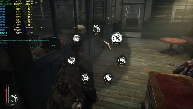 The Sinking City/1080p/I7 4790k/GTX 1070/16GB DDR3(1866)/Windows 10 смотреть онлайн