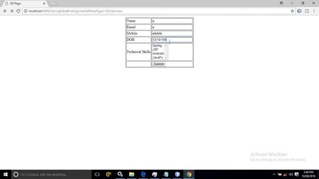 Spring Web MVC || BindingResult & Data Binding with Custom Data Type || Part-11 смотреть онлайн