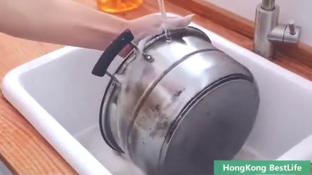 Волшебная губка для быстрой чистки посуды и кухонных поверхностей! смотреть онлайн