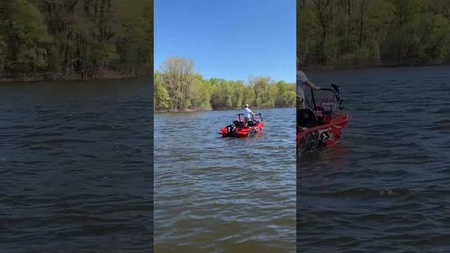 Тест электроякоря SEA PRO на лодке ТРИЕРА 420