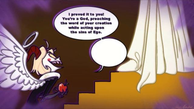 DEMONS CAN GO TO HEAVEN! - Hazbin Hotel [COMIC DUB] смотреть онлайн