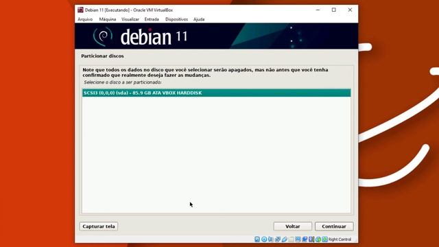 Instalando o Debian 11 em máquina virtual com VirtualBox смотреть онлайн