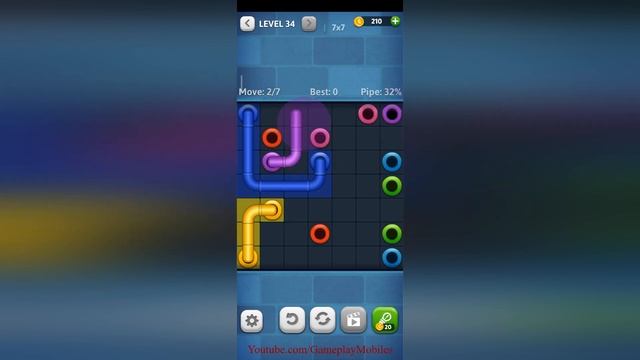 Line Puzzle Pipe Art - Gameplay Walkthrough - Levels 1-50 ( REGULAR 2 ) смотреть онлайн