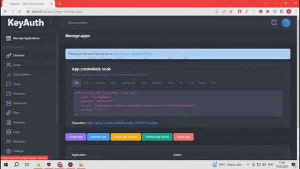 Python KeyAuth | АВТОРИЗАЦИЯ ПО КЛЮЧУ/ЛОГИНУ И ПАРОЛЬЮ | ДЛЯ ЧАЙНИКОВ! | PYTHON | KEYAUTH | #keyaut
