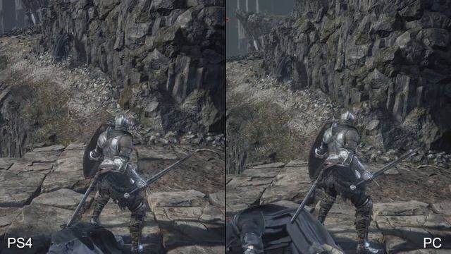 Dark Souls 3 PC vs PS4 Graphics Comparison смотреть онлайн