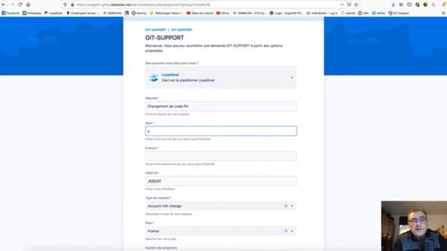 Procédure pour réclamation au support GIT смотреть онлайн