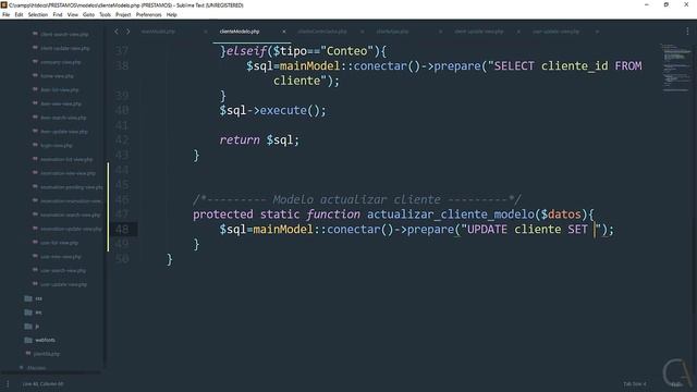 ? CURSO de PHP, MVC, MYSQL & POO - 60 MODELO para ACTUALIZAR datos de CLIENTES смотреть онлайн