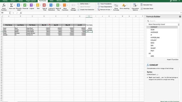 Microsoft Excel formula & Functions смотреть онлайн