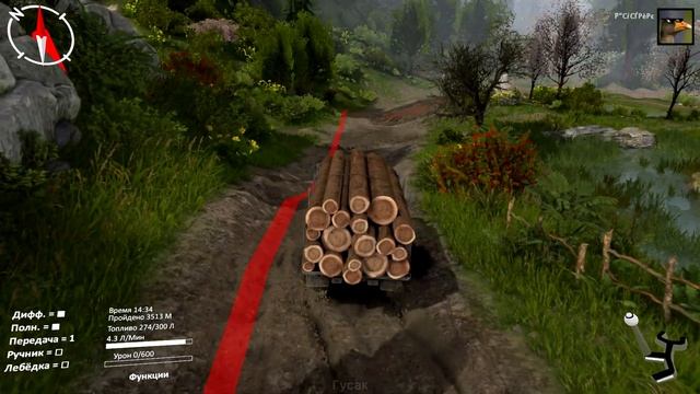 СЛУЧАЙНО НАШЁЛ ПОПУТНЫЙ ГРУЗ! ФИНАЛ! - Spintires: China Adventure DLC #7 смотреть онлайн