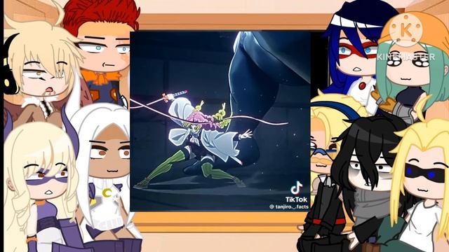 ProHeroes react to Mitsuri Kanroji 7/9 смотреть онлайн