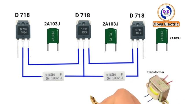 12v DC To 220v AC Convert Circuit // 1500W Inverter Circuit #inverter #electric #circuit #video